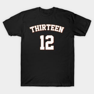 number Thirteen Jersey T-Shirt